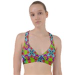 Farbenpracht Kaleidoscope Pattern Sweetheart Sports Bra