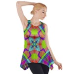 Farbenpracht Kaleidoscope Pattern Side Drop Tank Tunic