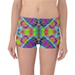 Farbenpracht Kaleidoscope Pattern Reversible Boyleg Bikini Bottoms