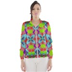 Farbenpracht Kaleidoscope Pattern Women s Windbreaker