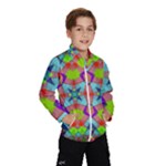 Farbenpracht Kaleidoscope Pattern Kids  Windbreaker