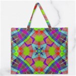 Farbenpracht Kaleidoscope Pattern Zipper Large Tote Bag