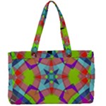 Farbenpracht Kaleidoscope Pattern Canvas Work Bag