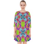 Farbenpracht Kaleidoscope Pattern Smock Dress