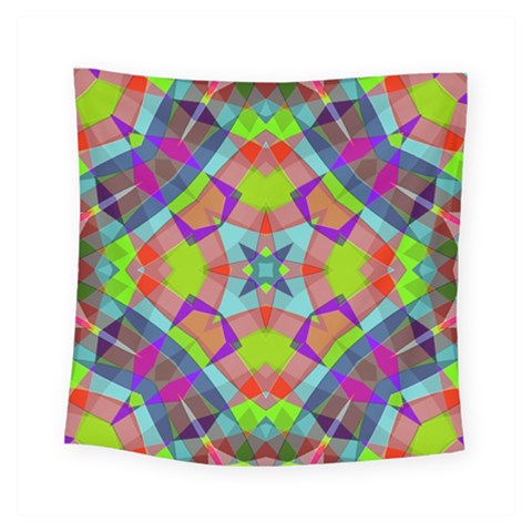Farbenpracht Kaleidoscope Pattern Square Tapestry (Small) from ArtsNow.com