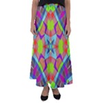 Farbenpracht Kaleidoscope Pattern Flared Maxi Skirt