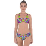 Farbenpracht Kaleidoscope Pattern Criss Cross Bikini Set