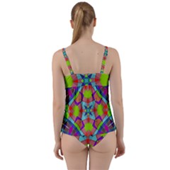 Twist Front Tankini Set 
