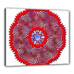 Tile Pattern Background Image Canvas 24  x 20  (Stretched)