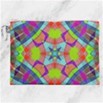 Farbenpracht Kaleidoscope Pattern Canvas Cosmetic Bag (XXL)