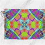 Farbenpracht Kaleidoscope Pattern Canvas Cosmetic Bag (XXXL)