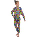 Farbenpracht Kaleidoscope Pattern Kids  Long Sleeve Set 