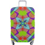 Farbenpracht Kaleidoscope Pattern Luggage Cover (Large)