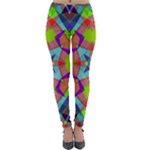 Farbenpracht Kaleidoscope Pattern Lightweight Velour Leggings