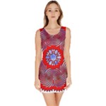 Tile Pattern Background Image Bodycon Dress