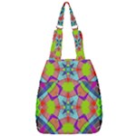 Farbenpracht Kaleidoscope Pattern Center Zip Backpack