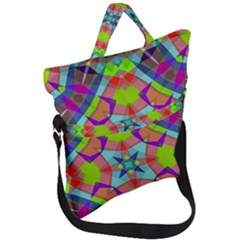 Fold Over Handle Tote Bag 