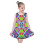 Farbenpracht Kaleidoscope Pattern Kids  Summer Dress
