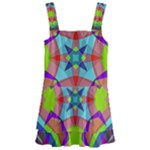 Farbenpracht Kaleidoscope Pattern Kids  Layered Skirt Swimsuit