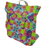 Farbenpracht Kaleidoscope Pattern Buckle Up Backpack