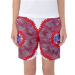 Tile Pattern Background Image Women s Basketball Shorts