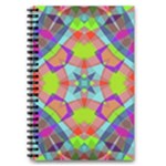 Farbenpracht Kaleidoscope Pattern 5.5  x 8.5  Notebook