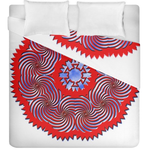 Tile Pattern Background Image Duvet Cover Double Side (King Size) from ArtsNow.com