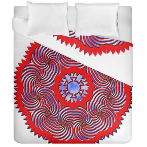 Tile Pattern Background Image Duvet Cover Double Side (California King Size) from ArtsNow.com