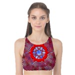 Tile Pattern Background Image Tank Bikini Top