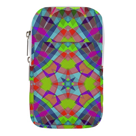 Farbenpracht Kaleidoscope Pattern Waist Pouch (Large) from ArtsNow.com