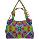 Farbenpracht Kaleidoscope Pattern Double Compartment Shoulder Bag