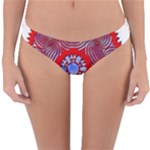 Tile Pattern Background Image Reversible Hipster Bikini Bottoms