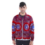 Tile Pattern Background Image Men s Windbreaker