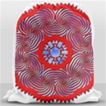 Tile Pattern Background Image Drawstring Bag (Large)