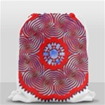 Tile Pattern Background Image Drawstring Bag (Small)