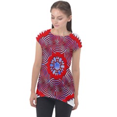 Cap Sleeve High Low Top 