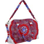 Tile Pattern Background Image Canvas Crossbody Bag