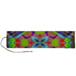 Farbenpracht Kaleidoscope Pattern Roll Up Canvas Pencil Holder (L)