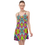 Farbenpracht Kaleidoscope Pattern Summer Time Chiffon Dress
