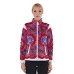 Tile Pattern Background Image Women s Bomber Jacket