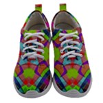 Farbenpracht Kaleidoscope Pattern Women Athletic Shoes