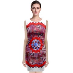 Classic Sleeveless Midi Dress 