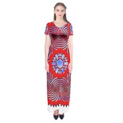 Short Sleeve Maxi Dress 