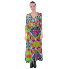 Button Up Maxi Dress 