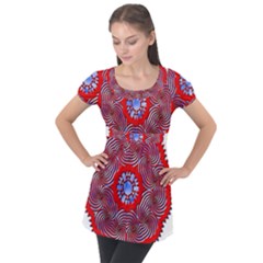 Puff Sleeve Tunic Top 