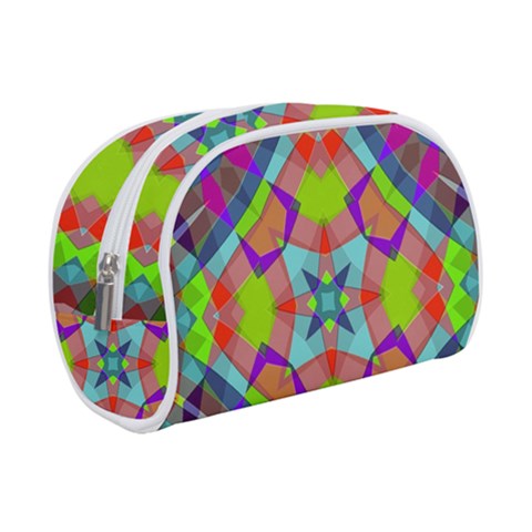 Farbenpracht Kaleidoscope Pattern Make Up Case (Small) from ArtsNow.com