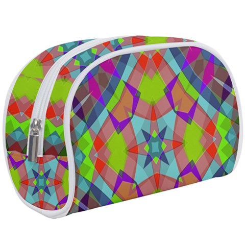 Farbenpracht Kaleidoscope Pattern Make Up Case (Large) from ArtsNow.com