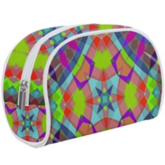 Farbenpracht Kaleidoscope Pattern Make Up Case (Large) from ArtsNow.com