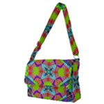 Farbenpracht Kaleidoscope Pattern Full Print Messenger Bag (M)