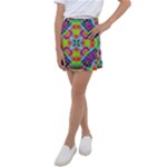 Farbenpracht Kaleidoscope Pattern Kids  Tennis Skirt